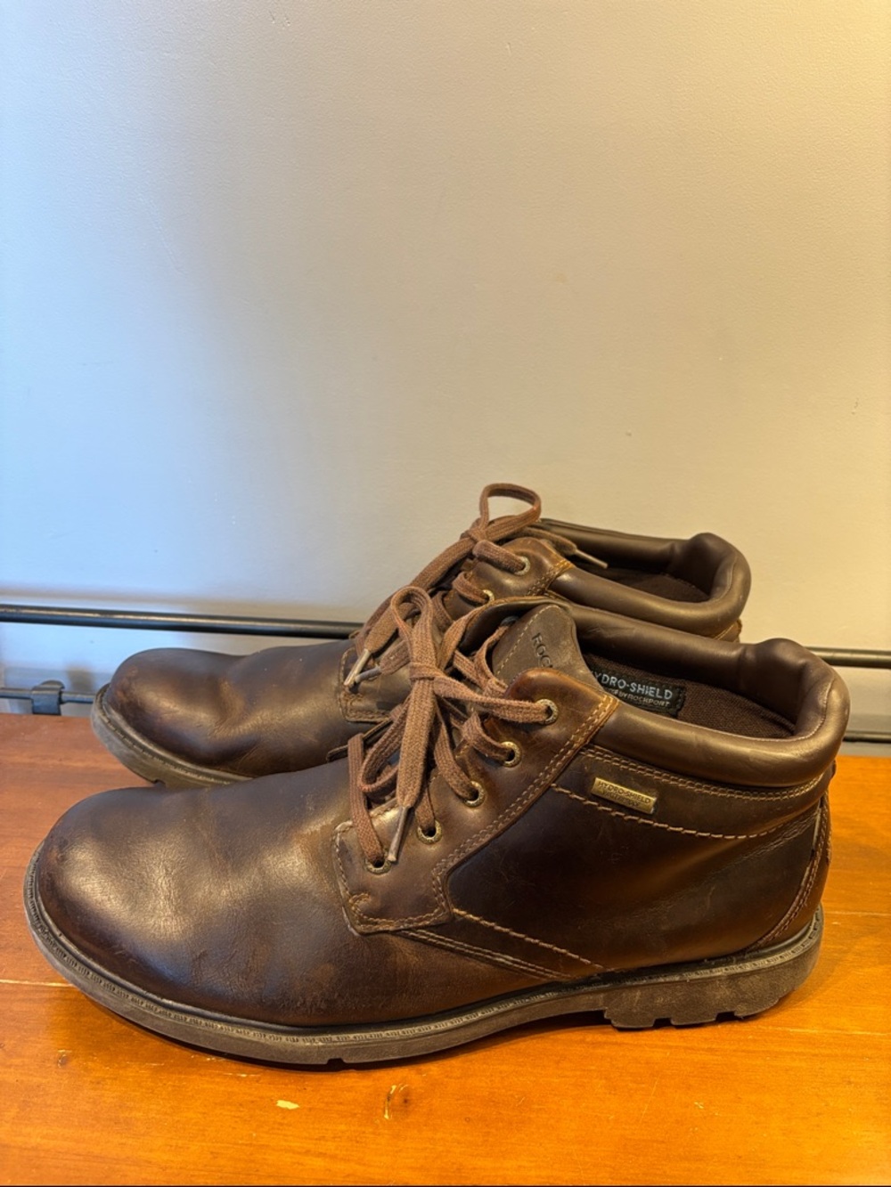 Rockport Leather Waterproof Brown Boots